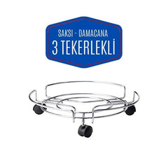 Takaz Global Tekerlekli Alüminyum Tüp ve Damacana Altlığı 423534