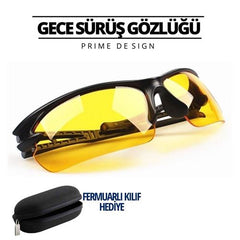 Takaz Global Prime Gece Sürüş ve Sis Gözlüğü Özel Kutulu