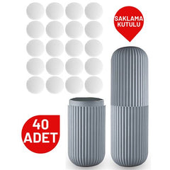 Takaz Global 40 Adet Tablet Güve Topu Naftalin Kutulu Set