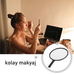 Takaz Global Absolute Yuvarlak El Aynası