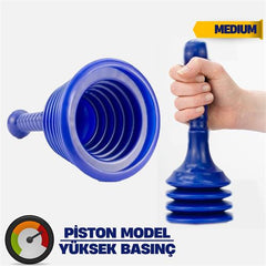 Takaz Global LipsShape Piston Model MEDIUM Lavabo Açıcı