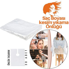 Takaz Global Saç Boyası Kesim Yıkama Önlüğü 30 Adet