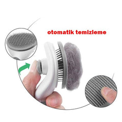 Takaz Global Cuervo Otomatik Temizlenen Kedi Köpek Tarağı