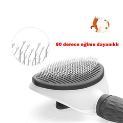 Takaz Global Cuervo Otomatik Temizlenen Kedi Köpek Tarağı