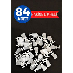 Takaz Global Makine Dikmeli Perde Düğmesi 84 Adet
