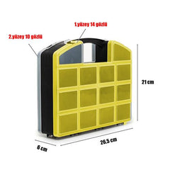 Takaz Global Paolelli 2 Taraflı 24 Göz Organizer Box