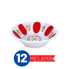 Takaz Global 12 Adet Melamin Çay Tabağı