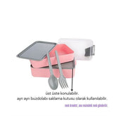 Takaz Global Pianca 2 Katlı Yemek Kabı 4 lü Set 717978