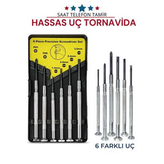 Takaz Global Hassas Tornavida Seti Saat Telefon