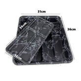 Takaz Global 6+4 Bölmeli Kaşıklık Mermer Desenli FlexForm