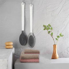 Takaz Global Banyo Sırt  Fırçası Silikon Nuage Design GRİ