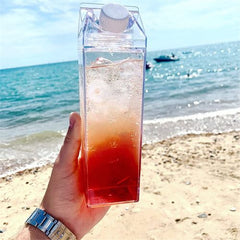 Takaz Global Süt Kutusu Şeklinde İçecek Şişesi 500 ml
