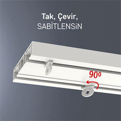 Takaz Global Perde Korniş Finali Sonu 36 Adet CraftMe Design