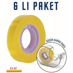 Takaz Global Para Bandı Küçük Makinelere 12mm 33 Mt  6 ADET