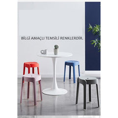 Takaz Global İstiflenebilir 6 lı Tabure I.Bottega Design LATTE 718506