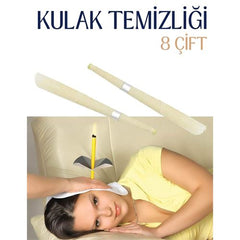 Takaz Global Kulak Temizlik Mumu 6 ÇİFT Liza Bataieva Design