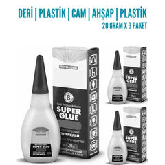 Takaz Global S02 Japon Yapıştırıcı 3 ADET 20 Gram