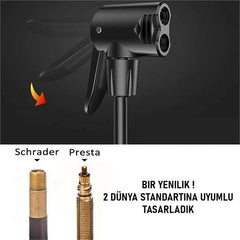 Takaz Global Mini Şişirici Ayak Pompası Valentino Design