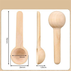 Takaz Global Ahşap Baharat Kaşığı Barnhard Design 12 li PAKET