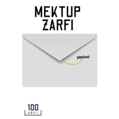 Takaz Global Mektup Zarfı 100 ADET Yapışkanlı