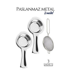 Takaz Global 3 lü Set Metal Çay Süzgeci Cabrera Design