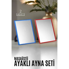 Takaz Global Masaüstü Ayaklı Makyaj Aynası 2 li Set