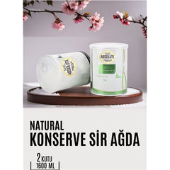 Takaz Global Absolute Natural Konserve Sir Ağda 800ML X2 Kutu