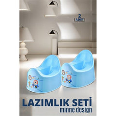 Takaz Global Pembe Lazımlık Minne Design 2 li SET