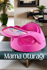 Çıkarılabilir Mama Oturağı Masa Mama Sandalyesi PEMBE 719335