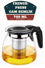 700 Ml Süzgeçli French Press Cam Demlik 714688
