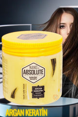 Argan Keratin Saç Maskesi 500 ML Absolute Professional