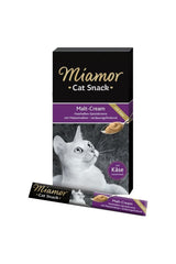 Miamor Cat Snack Malt Cream Cheese Malt Ve Peynirli Krema Sıvı Kedi Ödül Maması 15 Gr X 6 Adet MIAMALT