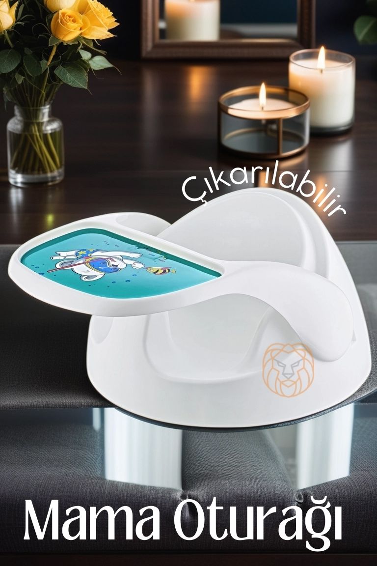 Çıkarılabilir Mama Oturağı Masa Mama Sandalyesi BEYAZ 719333
