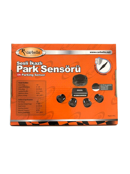 TAKAZ GLOBAL CARBELLO SESLİ İKAZLI PARK SENSÖRÜ
