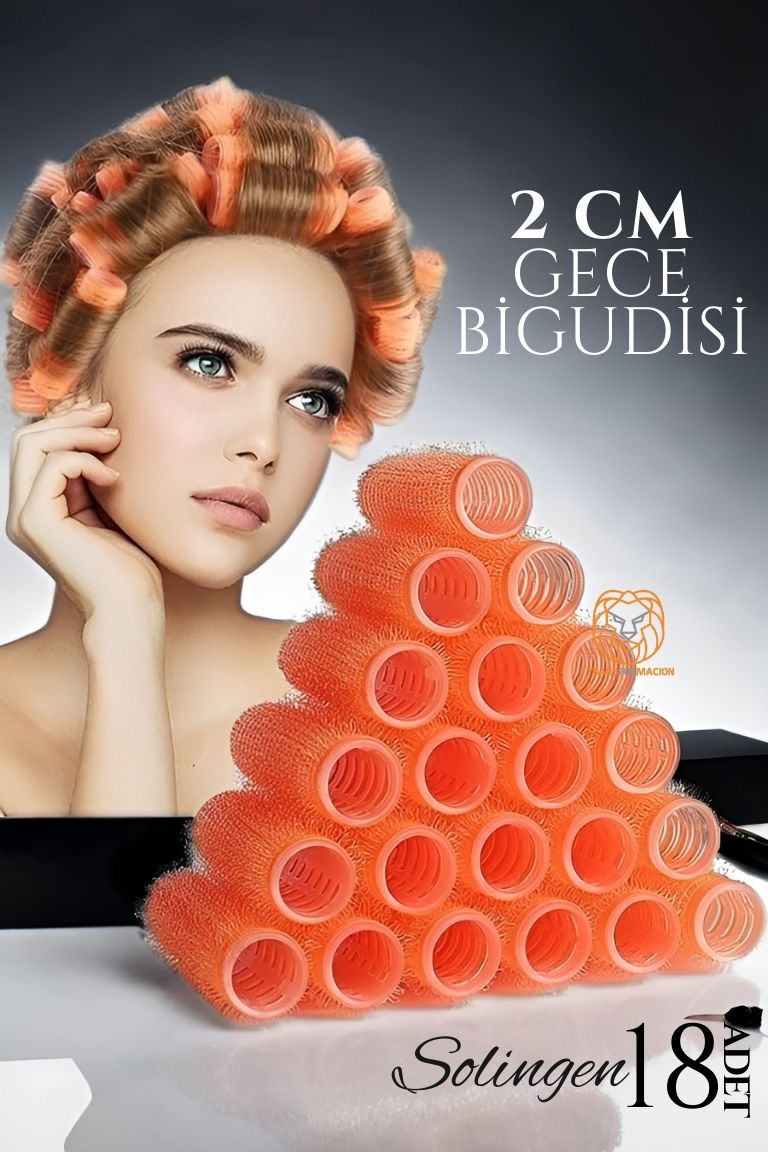 Gece Bigudisi 2 Cm Çap 18 ADET Solingen