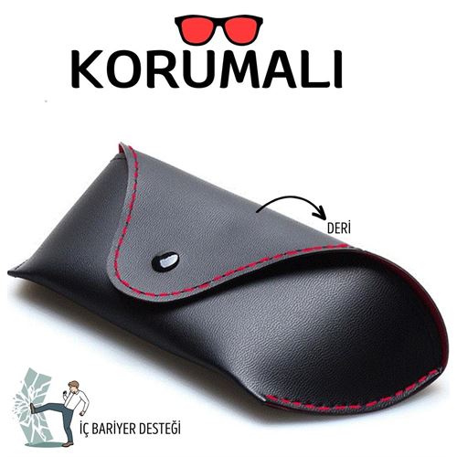 Takaz Global Landsverk Korumalı Deri Gözlük Kabı