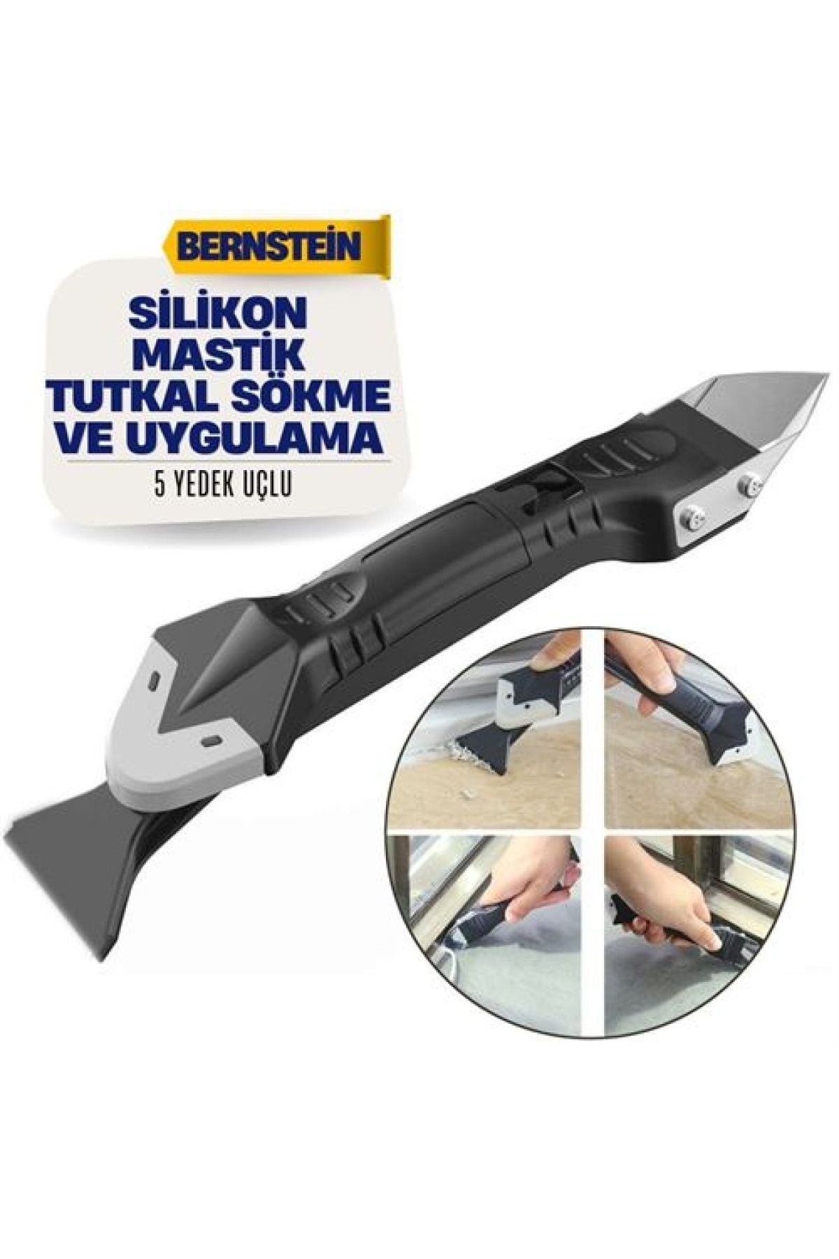 Takaz Global Transformacion 12+2 ADET Bernstein Silikon Mastik Tutkal Sökme ve Uygulama Kiti