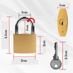 Mini 20mm Dolap Çanta Bavul Kilidi 2 ADET