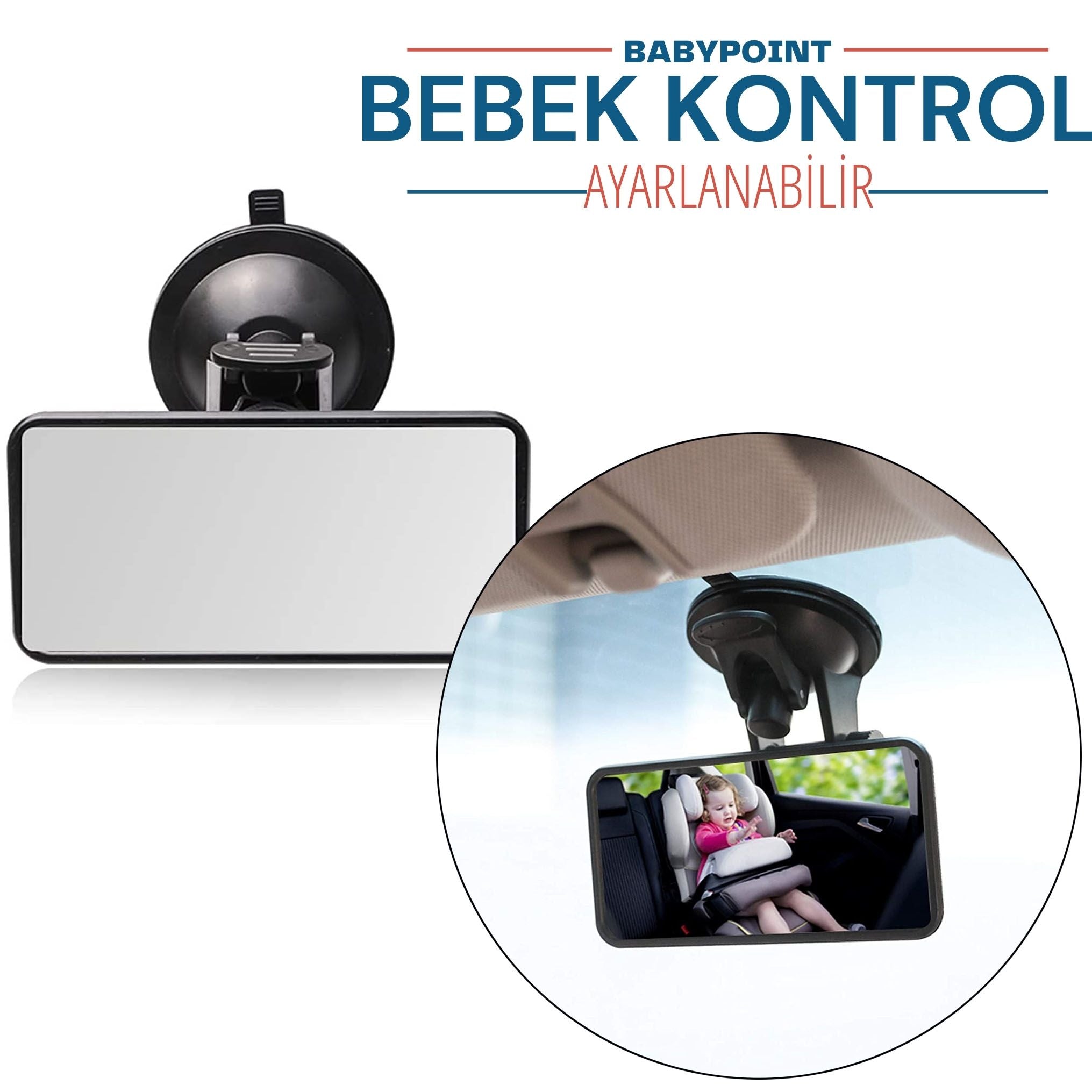 BabyPoint Ayarlanabilir Bebek Kontrol Aynası 428863