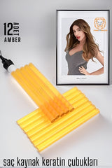 Nano Keratin Kaynak Çubukları 12 ADET AMBER Absolute