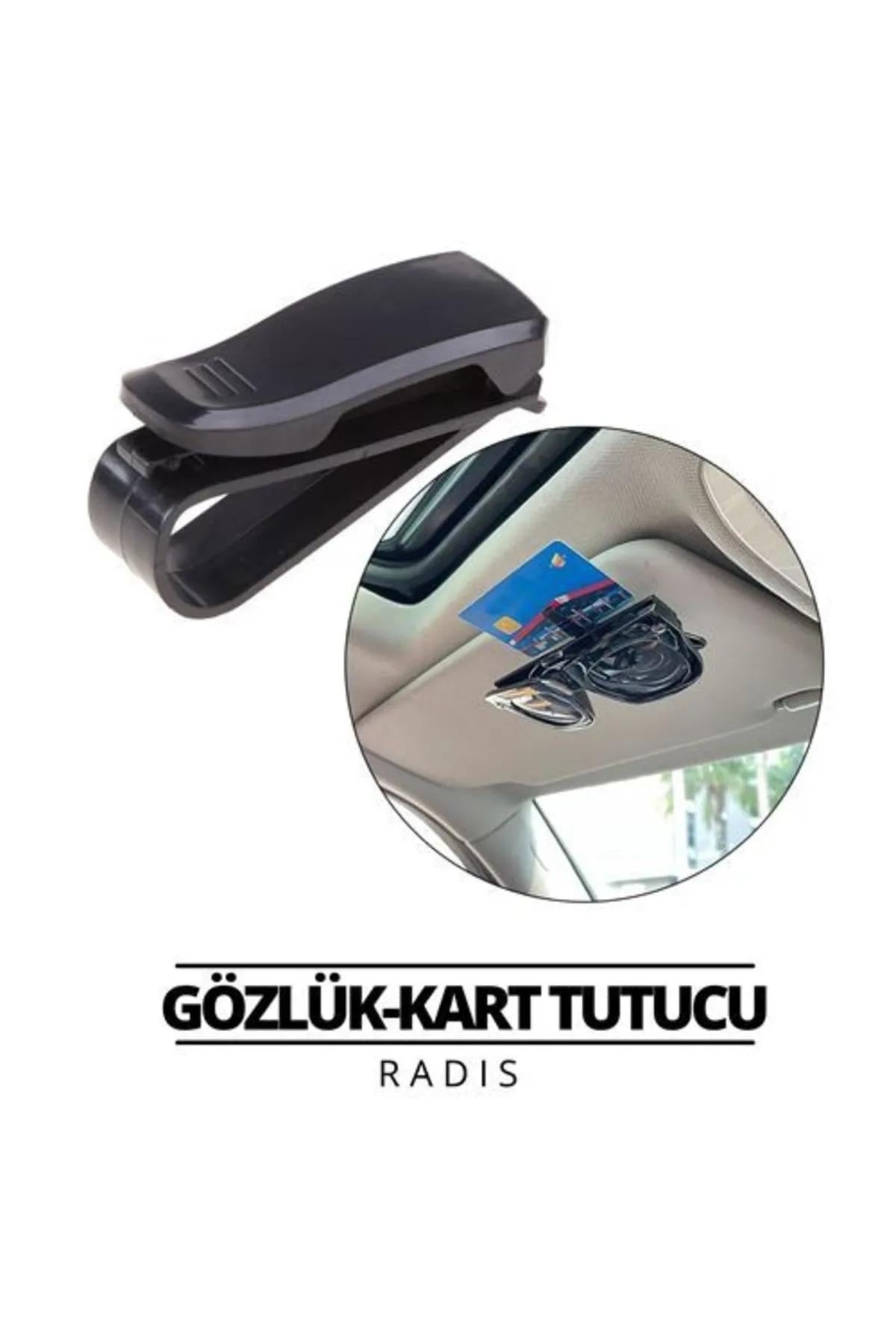 Araç Içi Güneş Gözlüğü Kart Tutucu Klips