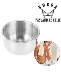 Omega Paslanmaz Çelik Tıraş Tası