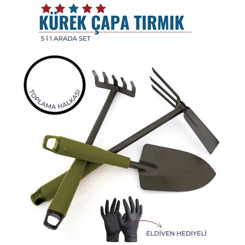 Royalty Kürek Çapa Tırmık Seti