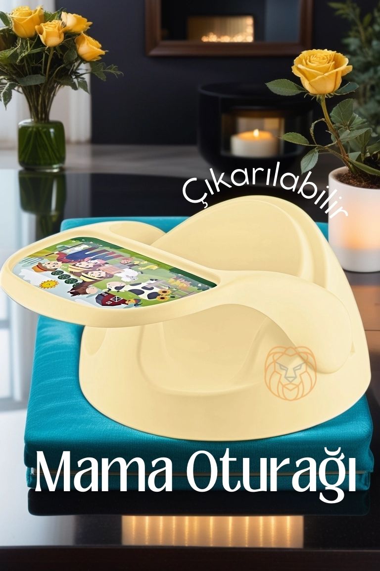 Çıkarılabilir Mama Oturağı Masa Mama Sandalyesi SARI 719334
