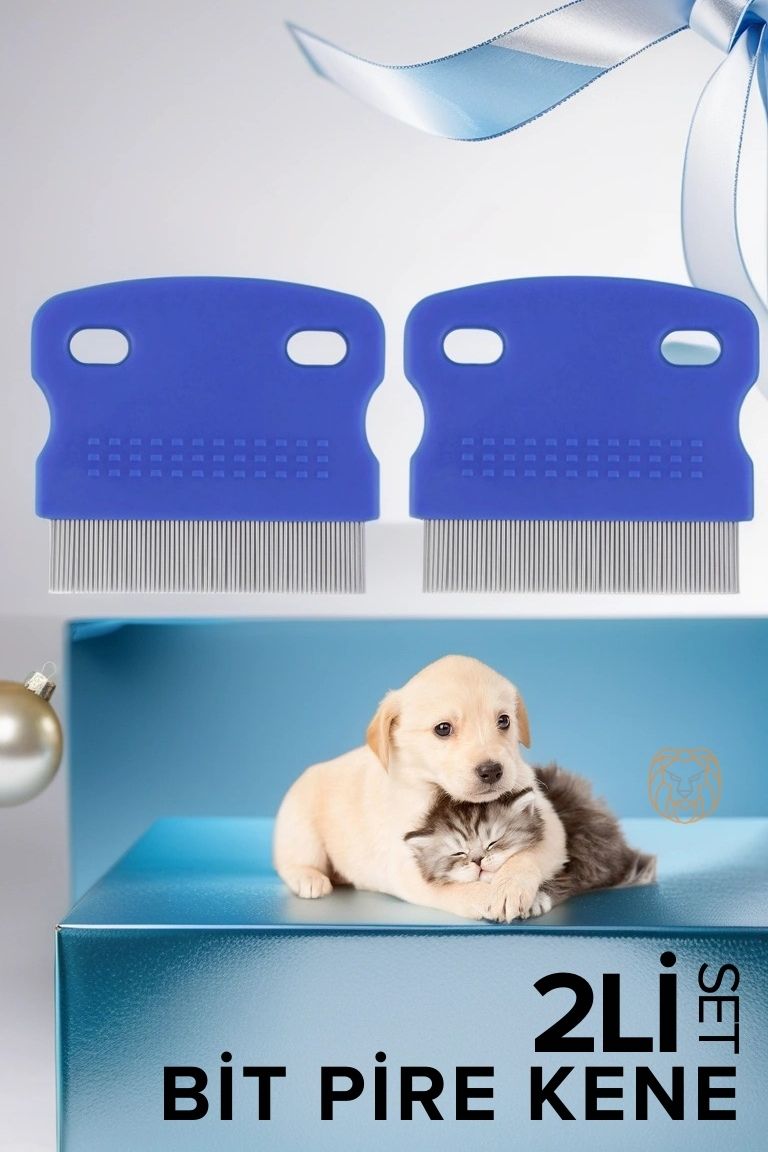 Kedi Köpek Bit Pire Tarağı 2 li SET Gracia Design