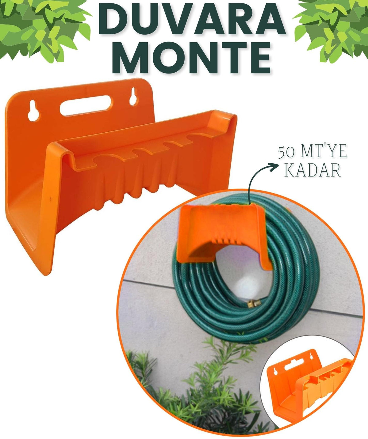 Duvara Monte Malzeme Askılı Hortum ve Kablo Askısı 715997