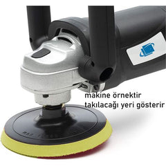 Takaz Global 11.5 cm Çap Cırtlı Pasta Cila Polisaj Tabanı 422392