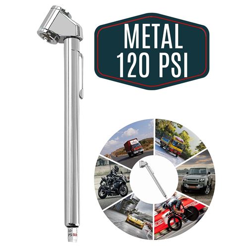 Takaz Global Metal Kasalı 120 Psi Lastik Hava Ölçme Saati