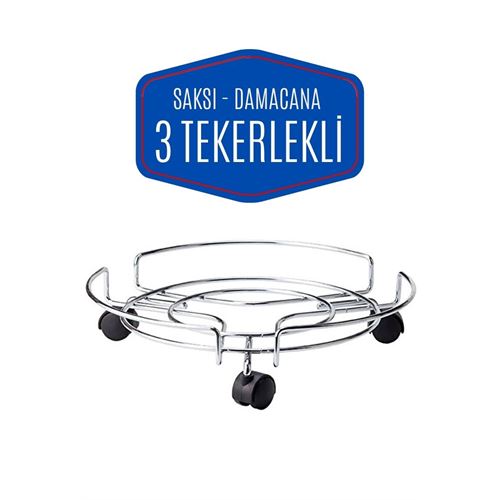 Takaz Global Tekerlekli Alüminyum Tüp ve Damacana Altlığı 423534