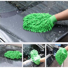 Takaz Global Microfiber Yünlü Oto Yıkama ve Temizlik Eldiveni